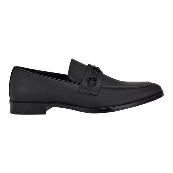 GUESS Men's Hare Square Toe Slip On Dress Loafers Black Size 12 - Picture 2 of 5